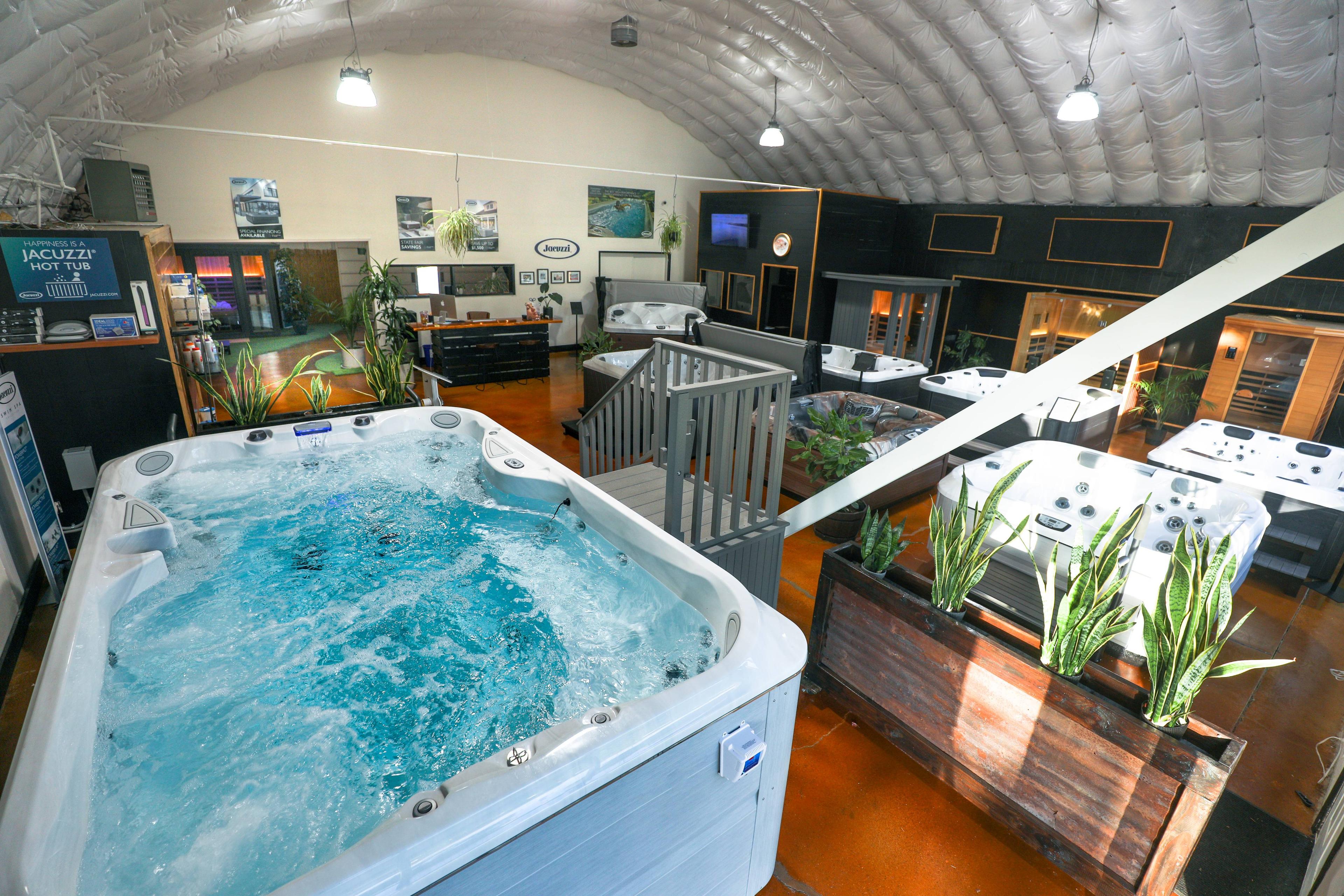 SLO Spas showroom